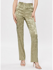 Guess Spodnie materiałowe Holly W3GB20 WEJZ0 Zielony Regular Fit