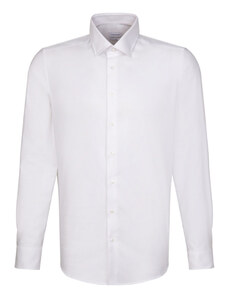 Seidensticker Koszula 01.642150 Biały Slim Fit