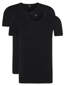 Boss Komplet 2 t-shirtów Vn 2P Co/El 50325408 Czarny Slim Fit