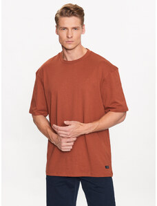 Blend T-Shirt 20715027 Brązowy Relaxed Fit