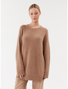 Weekend Max Mara Sweter Xanadu 23536611 Beżowy Relaxed Fit