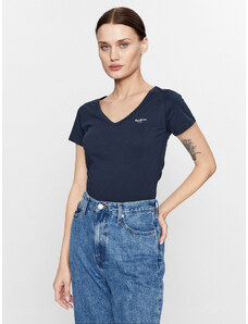 Pepe Jeans T-Shirt Corine PL505305 Granatowy Regular Fit