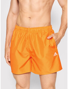 adidas Szorty kąpielowe Solid Swim HA0375 Pomarańczowy Regular Fit