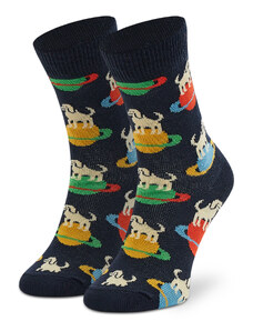 Happy Socks Skarpety Wysokie Dziecięce KLAI01-6500 Granatowy