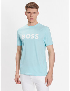 Boss T-Shirt 50481923 Błękitny Regular Fit