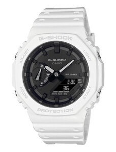 G-Shock Zegarek GA-2100-7AER Biały