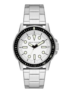 Armani Exchange Zegarek Leonardo AX1853 Srebrny