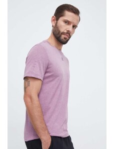 adidas t-shirt męski kolor różowy z nadrukiem