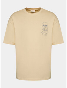 Outhorn T-Shirt OTHAW23TTSHM0857 Żółty Regular Fit