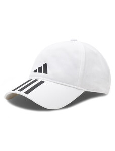 adidas Czapka z daszkiem 3-Stripes AEROREADY Running Training Baseball Cap HT2043 Biały