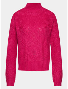 Brave Soul Sweter LK-555BARNEYB Różowy Regular Fit