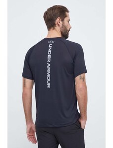 Under Armour t-shirt treningowy Tech kolor czarny z nadrukiem 1377054