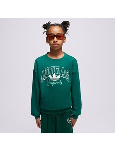 Adidas Bluza Crew Girl Dziecięce Odzież Bluzy IL5041 Zielony