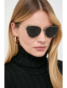 Michael Kors okulary przeciwsłoneczne CORTEZ damskie kolor złoty 0MK1140