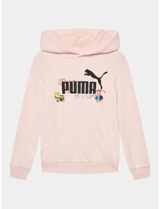Puma Bluza Puma X Spongebob 622213 Różowy Regular Fit