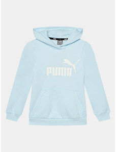 Puma Bluza Ess Logo 587031 Błękitny Regular Fit