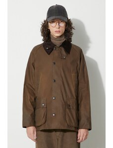 Barbour kurtka Bedale Wax Jacket męska kolor brązowy przejściowa MWX0018