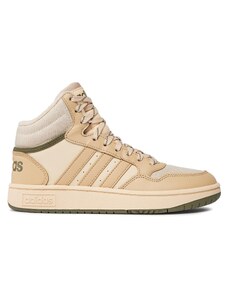 Sneakersy adidas Hoops Mid 3.0 Shoes Kids IF7738 Beżowy