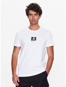 Calvin Klein Jeans T-Shirt J30J322863 Biały Regular Fit