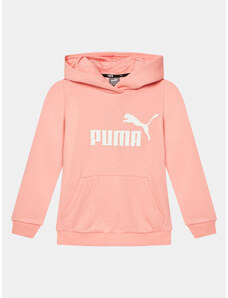 Puma Bluza Ess Logo 587031 Pomarańczowy Regular Fit