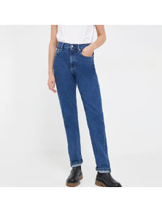 Spodnie damskie Calvin Klein Jeans Authentic Slim Straight Blue