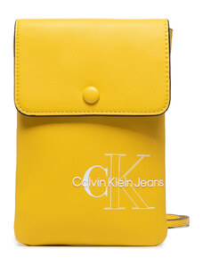 Calvin Klein Jeans Etui na telefon Sculpted Phone Xbody Two Tone K60K609350 Żółty