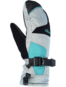 Damskie rękawiczki narciarskie Viking Ronda szaro/turkusowe