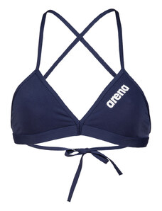 Damska Góra stroju kąpielowego Arena Women'S Team Swim Top Tie Back Solid 004768/750 – Niebieski
