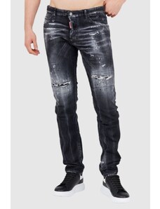 DSQUARED2 Czarne jeansy męskie cool guy jean, Wybierz rozmiar 46