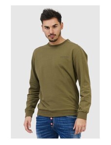 GUESS Zielona bluza męska z wyszywanym logo, Wybierz rozmiar XXL