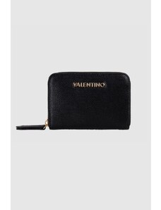 Valentino by Mario Valentino VALENTINO Zestaw czarny portfel damski z lusterkiem