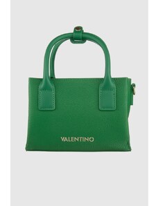 Valentino by Mario Valentino VALENTINO Zielona torebka o teksturze skóry seychelles shopping