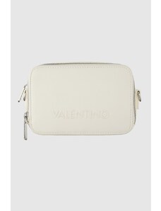 Valentino by Mario Valentino VALENTINO Ecru torebka dwukomorowa z regulowanym paskiem holiday re camera bag
