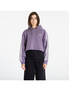 Damska bluza z kapturem adidas Originals Hoodie Cropped Shale Violet