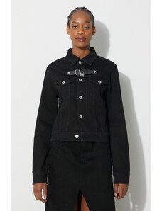 JW Anderson kurtka jeansowa damska kolor czarny przejściowa DJ0025.PG1334