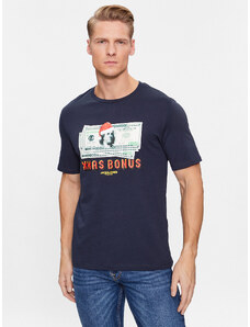 Jack&Jones T-Shirt 12246605 Granatowy Standard Fit
