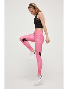 Mizuno legginsy do biegania Printed kolor różowy wzorzyste
