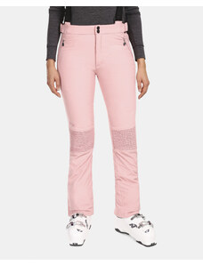 Damskie spodnie narciarskie softshell Kilpi DIONE-W w kolorze jasnoróżowym
