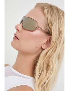 Michael Kors okulary przeciwsłoneczne AIX damskie kolor złoty 0MK1139