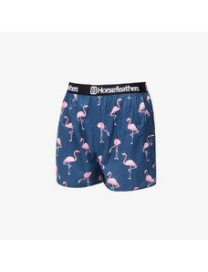Bokserki Horsefeathers Frazier Boxer Shorts Blue/ Flamingos Print