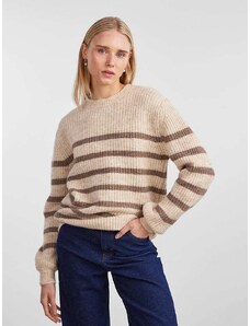 Pieces Sweter w kolorze beżowym