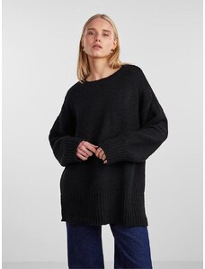 Pieces Sweter w kolorze czarnym