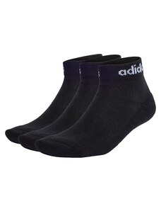 Skarpety Niskie Unisex adidas Linear Ankle Socks Cushioned Socks 3 Pairs IC1303 black/white