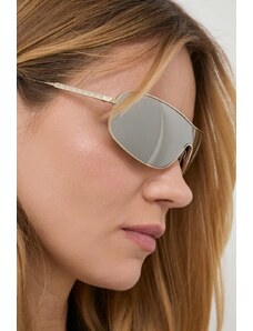 Michael Kors okulary przeciwsłoneczne AIX damskie kolor srebrny 0MK1139
