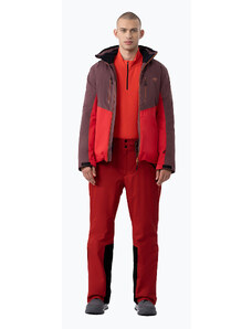 Spodnie narciarskie męskie 4F M343 dark red