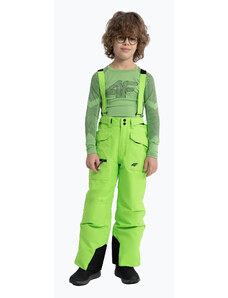 Spodnie narciarskie dziecięce 4F M360 green neon