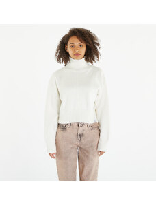 Damski sweter Calvin Klein Jeans Boucle High Neck Sweater Ivory
