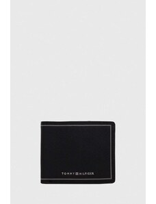 Tommy Hilfiger portfel skórzany męski kolor czarny AM0AM11864