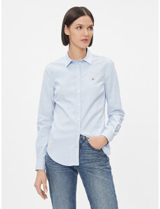 Gant Koszula Slim Stretch Oxford 4300141 Błękitny Slim Fit