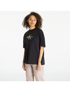 Koszulka damska Calvin Klein Jeans Cotton Monogram T-Shirt Black
